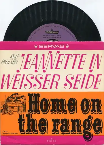 Singlefolie Ralf Paulsen: Jeannette in weisser Seide (Servas M 45) D