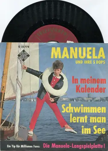 Single Manuela: Schwimmen lernt man im See (Telefunken U 55 778) D 1963