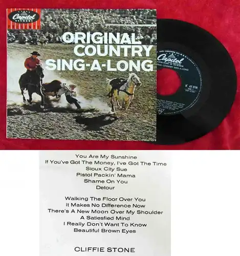 EP Cliffie Stone: Original Country Sing-A-Long (Capitol K 41 318) D