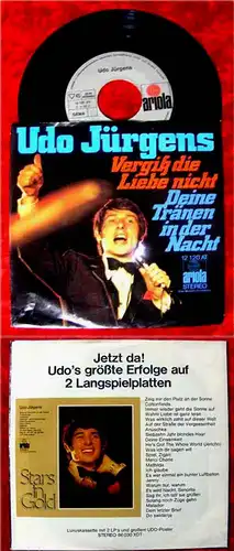 Single Udo Jürgens: Vergiß die Liebe nicht (Ariola 12 120 AT) D