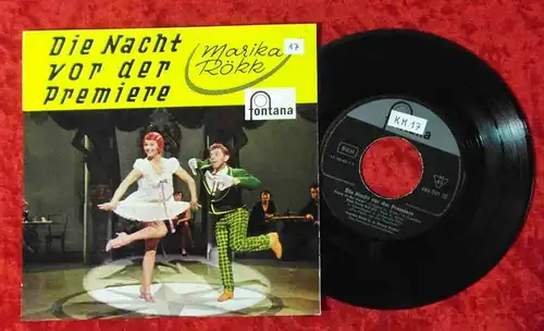 EP Marika Rökk: Die Nacht vor der Premiere (Fontana 466 001 TE) D 1959