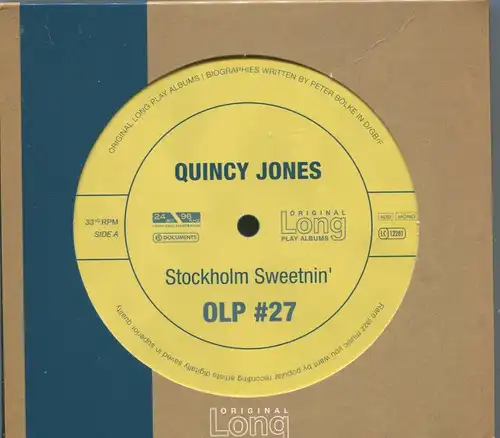 CD Quincy Jones: Stockholm Sweetnin