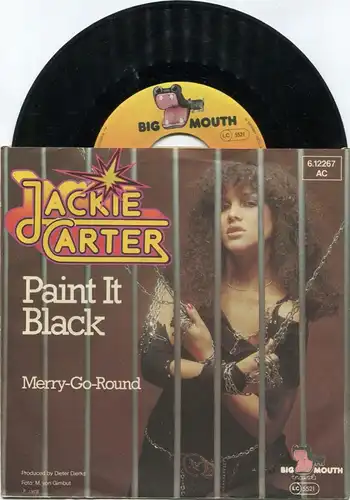 Single Jackie Carter: Paint It Black (Big Mouth 612267 AC) D 1978