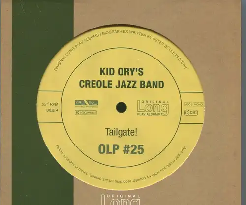 CD Kid Ory´s Creole Jazz Band: Tailgate!