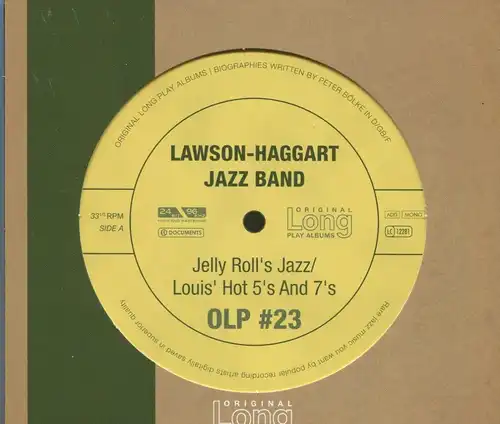 CD Lawson-Haggart Jazz Band: Jelly Rolls Jazz / Louis´ Hot 5´s & 7´s