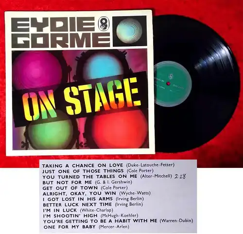LP Eydie Gorme: On Stage (World T 475) UK