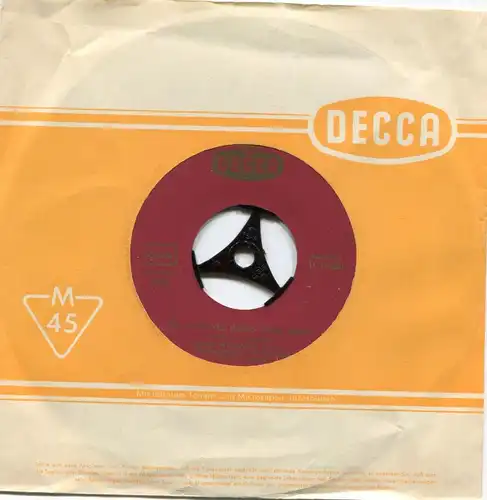 Single Franz Weckauf & Golgowsky Chor: Da mußt Du nichts drum geben (Decca) D
