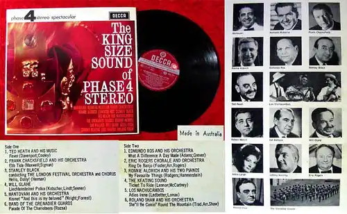P The King Size Sound of Phase 4 Stereo (Australien) (Decca)