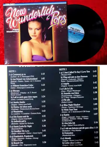 LP Klaus Wunderlich: New Wunderlich Pops (Teldec 626326 AS) D 1984