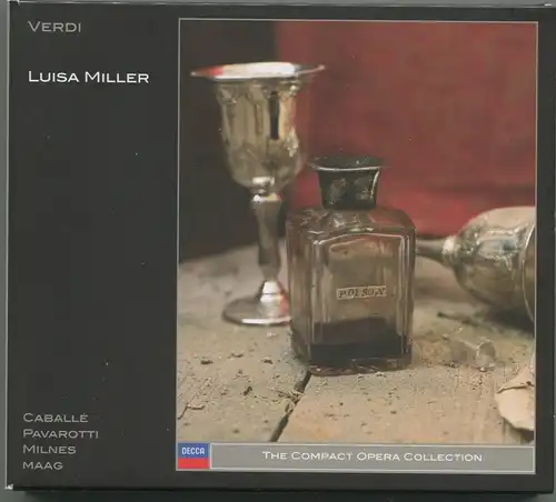 2CD Verdi Luisa Miller Caballe Pavarotti Milnes Maag (Decca) 2003