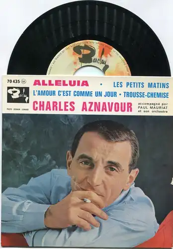 EP Charles Aznavour: Alleluia + 3 (Barclay 70 435) F
