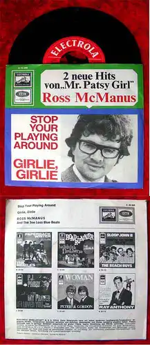 Single Ross McManus: Stop your playing around (Electrola E 23 289) D