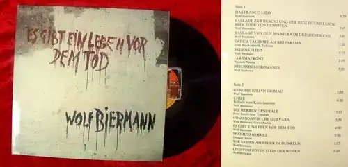 LP Wolf Biermann: Es gibt ein Leben vor dem Tod
