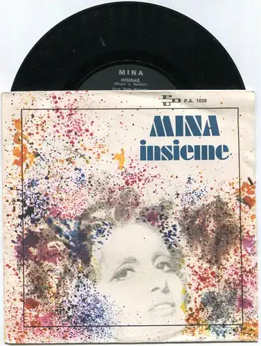 Single Mina: Insieme (PDU 1038) Italy 1970
