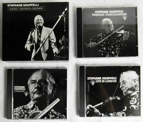 3CD Box Stephane Grappelli: Sweet Georgia Brown (Black Lion) 