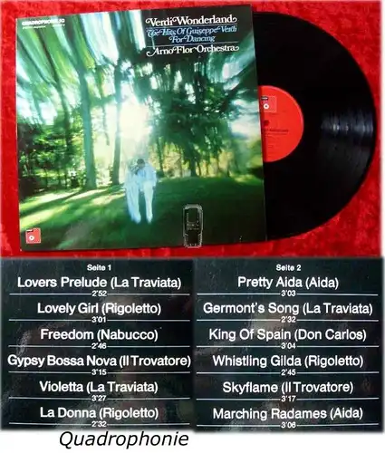 LP Arno Flor: Verdi Wonderland (Quadrophonie)