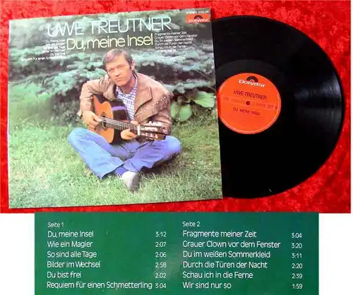 LP Uwe Treutner: Du, meine Insel (1976) (Polydor) D