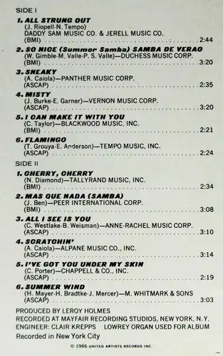LP Al Caiola Combo: All Strung Up (United Artists 669 141) D 1966 Promo