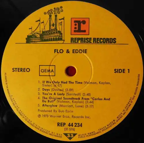 LP Flo & Eddie: Same (Reprise REP 44 234) D 1973