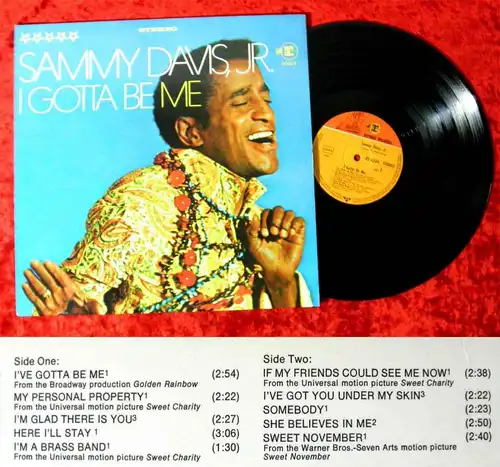 LP Sammy Davis jr.: I Gotta be me (Reprise 6324) D 1968