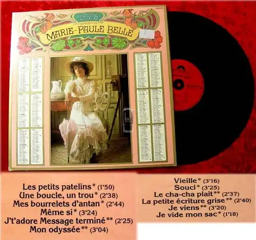 LP Marie Paule Belle: Almanach de Marie Paule Belle