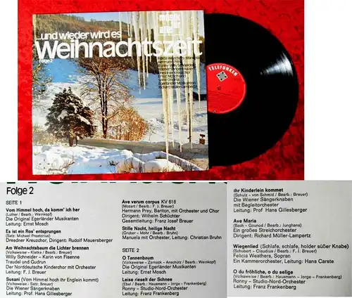 LP ...und wieder wird es Weihnachtszeit (Telefunken 621 253 AF) D 1970