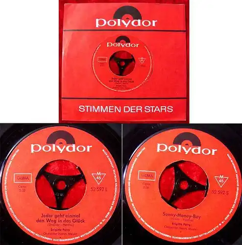 Single Brigitte Petry: Sunny Honey Boy  (Polydor 52 592) D