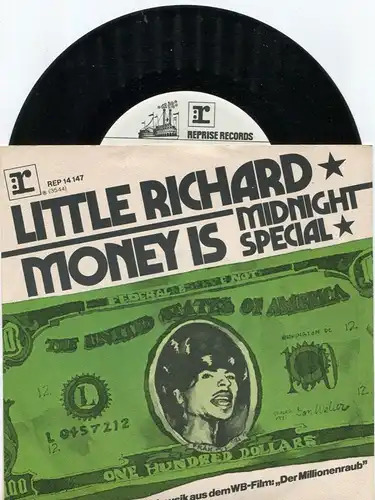 Single Little Richard: Money Is (Reprise REP 14 147) D 1972 Promo