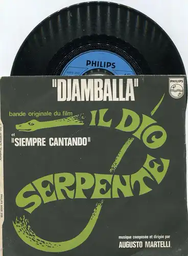 Single Augusto Martelli: Djamballa (Philips 6009 209) F