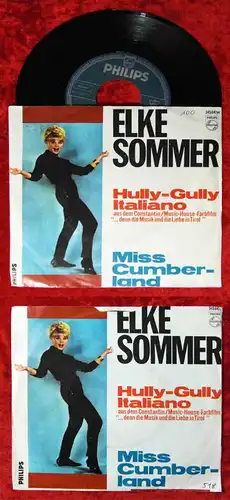 Single Elke Sommer: Hully Gully Italiano (Philips 345 647) D