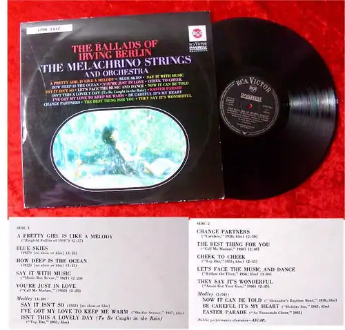 LP Melachrino Strings: The Ballads of Irving Berlin