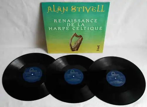 3LP Alan Stivell: Renaissance de la Harpe Celtique (Fontana 832 948-1) D 1988