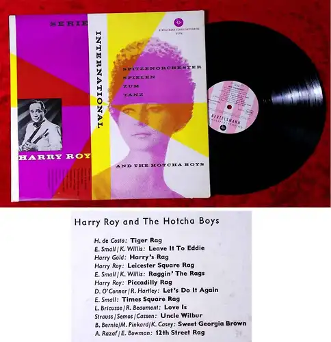 LP Harry Roy & The Hotcha Boys: Spitzenorchester spielen zum Tanz (Bertelsmann)