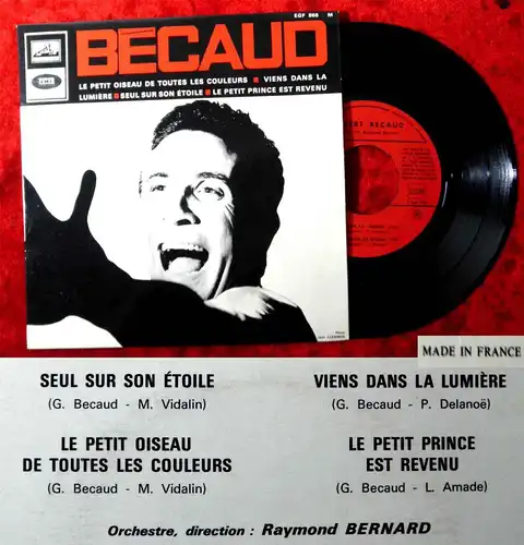 EP Gilbert Becaud: Becaud (Pathé Marconi EGF 866) F