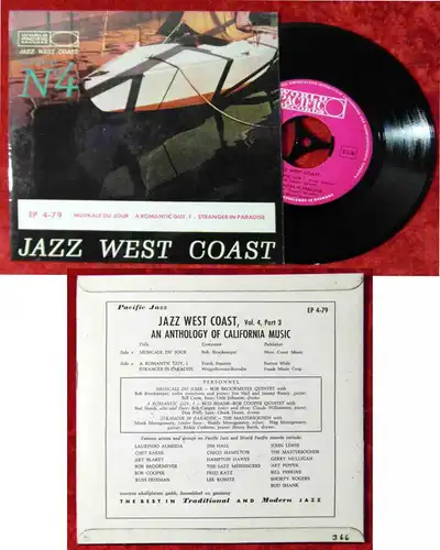 EP Jazz West Coast Vol. 4 Part 3 (Pacific Jazz EP 4-79) D