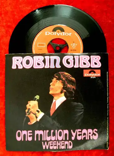 Single Robin Gibb: One Million Years (Polydor 59 376) D 1969