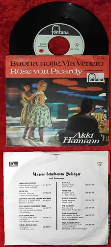 Single Akki Hamann: Buona Notte, Via Veneto (Fontana 269 292 TF) D Promo