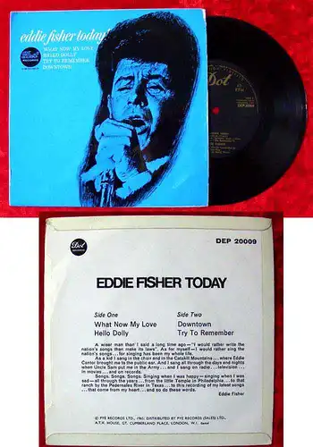 EP Eddie Fisher Today (DOT Pye Records) 1965 UK