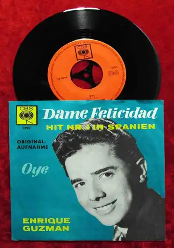 Single Enrique Guzman: Dame Felicidad (CBS 1290) D 1964