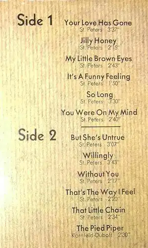 LP Crispian St. Peters: You Were on my Mind (Decca ND 689) D 1970