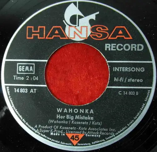 Single Wahonka: Emergency (Hansa C 14 803) D