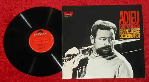 LP Franz Josef Degenhardt: Adieu Kumpanen (Polydor H 872/4) D 1968