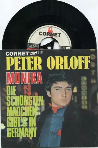 Single Peter Orloff: Monika (Cornet 3111) D 1969
