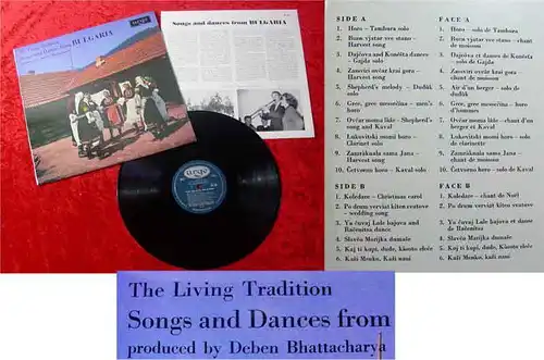 LP Living Tradition - Songs & Dances from Bulgaria