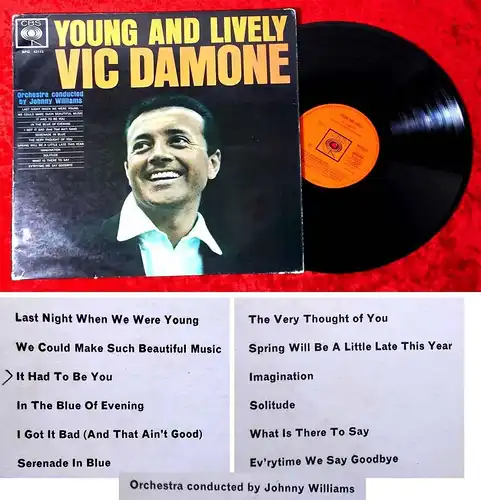 LP Vic Damone: Young and Lively (CBS BPG 62115) UK 1962