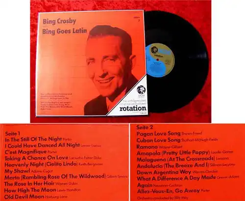 LP Bing Crosby: Bing Goes Latin