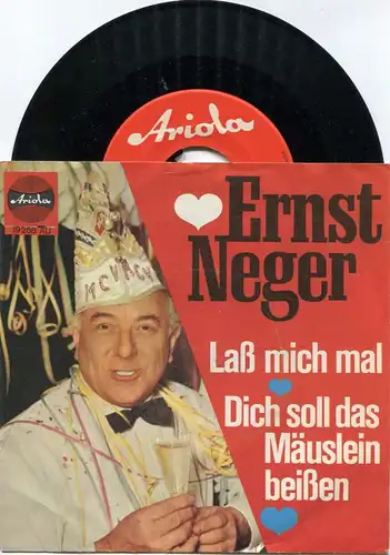 Single Ernst Neger: Laß mich mal (Ariola 19 268 AU) D 1963