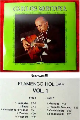 LP Carlos Montoya Flamenco Holiday Vol 1 (Fabrikneu)