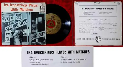 EP Iron Ironstrings Plays With Matches (Warner Bros. ESD 1248-1) D 1961