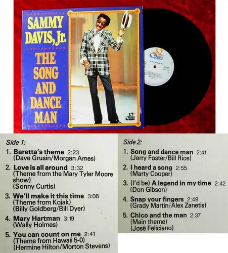 LP Sammy Davis jr.: The Song And Dance Man (20th Century Fox 6370 245) D 1976